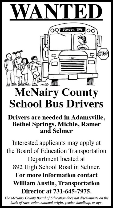 McNairy County BOE Transporation