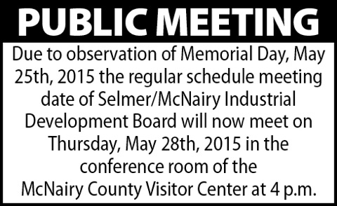 McNairy County Industrial Board-meeting
