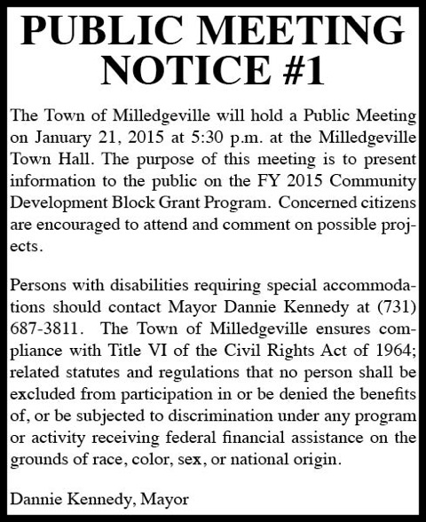 Town of Adamsville-Meeting #1