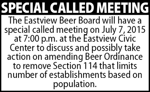 Town of Eastview-Meeting